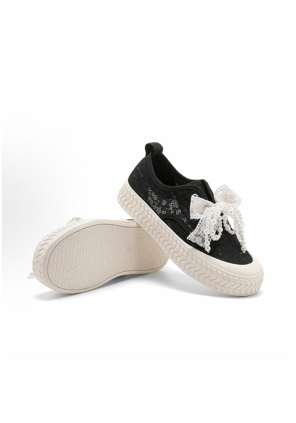 C.BANNER丨Fabric Niche Romantic Pearl Wear-resistant Low-top Sneakers - PSYLOS 1, C.BANNER丨Fabric Niche Romantic Pearl Wear-resistant Low-top Sneakers, Casual Sneakers, C.BANNER, PSYLOS 1